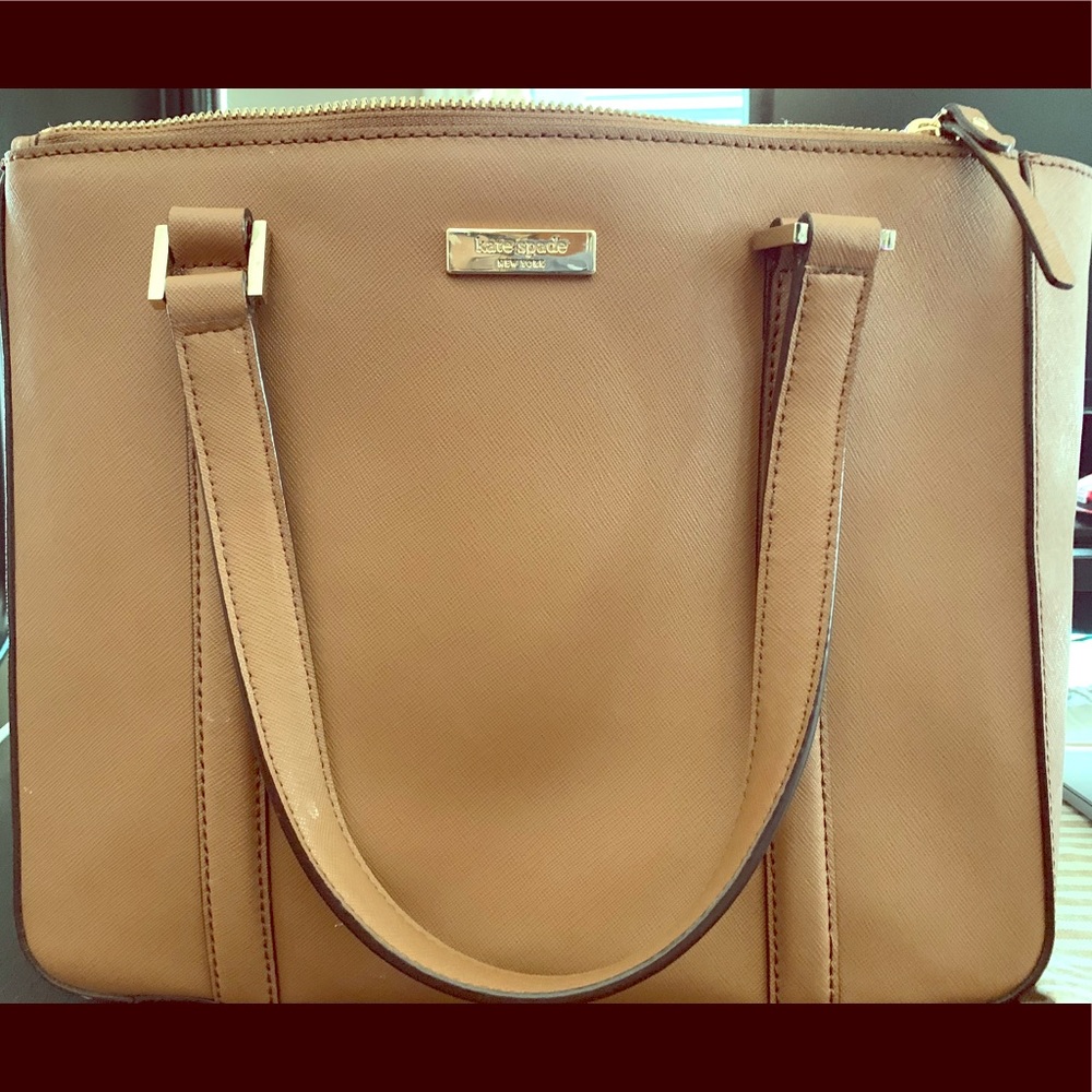 Brown leather Kate Spade purse